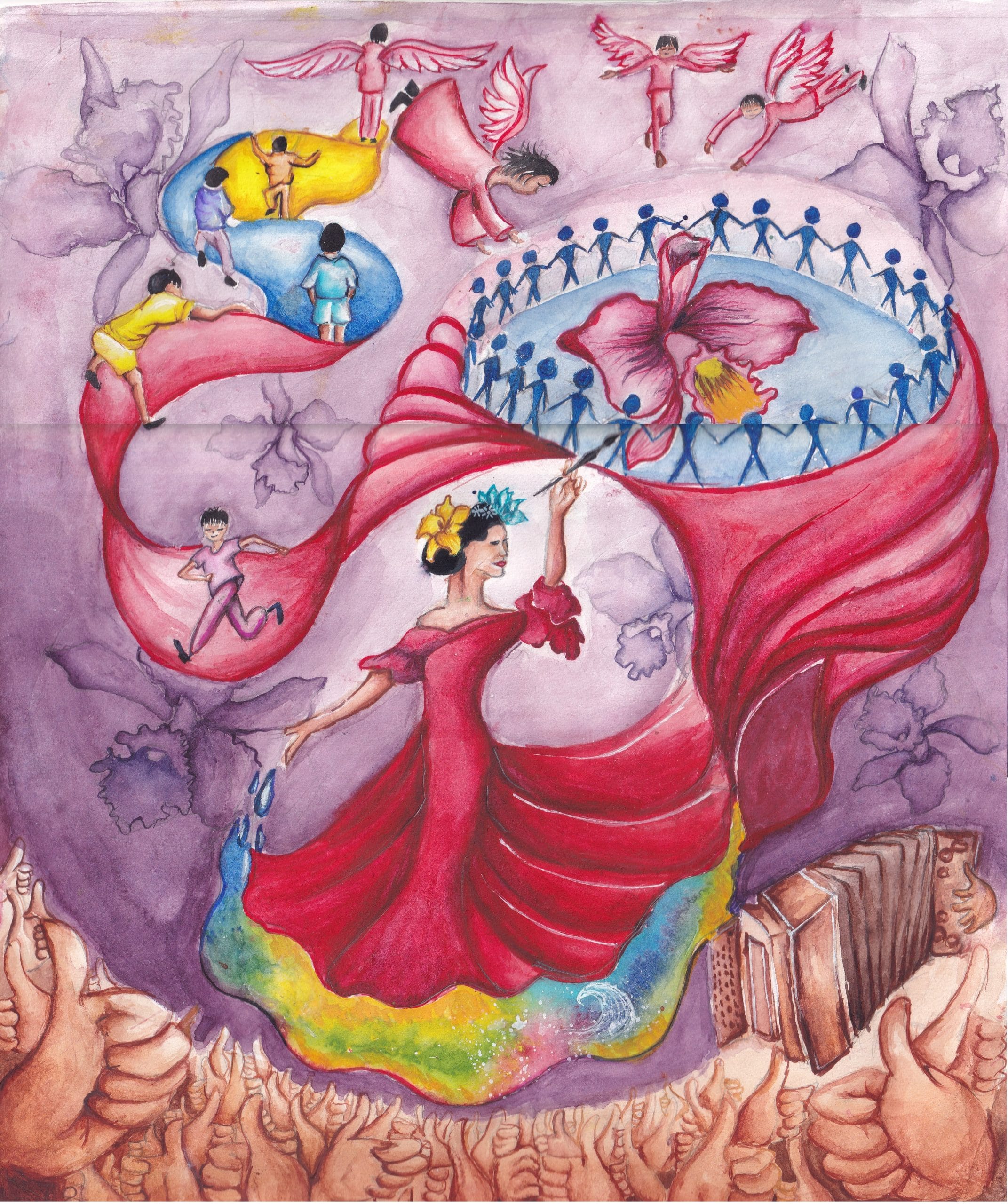 First Place: Preenan (10 yrs), Maria's Public School