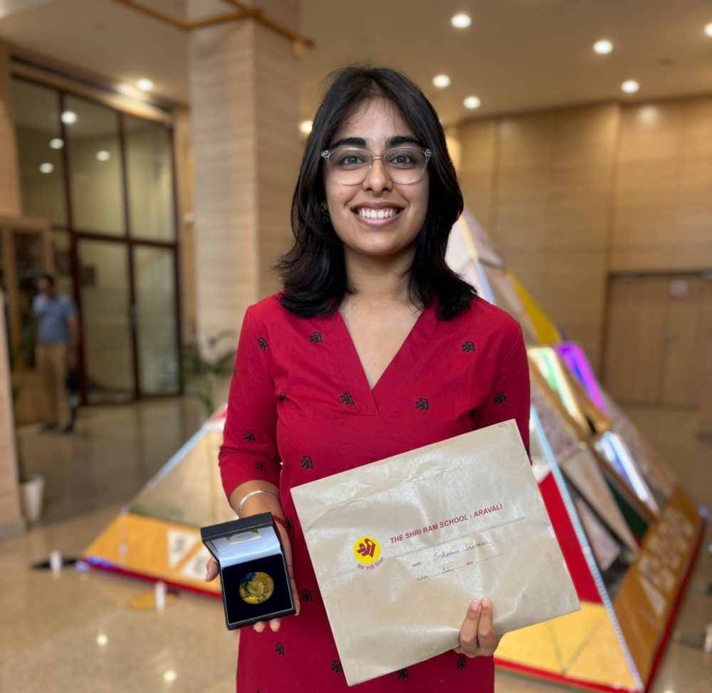 Suhaani Sriram The Shri Ram School Aravali KC Medal